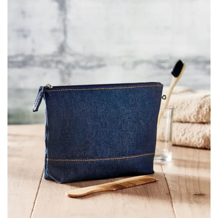 Denim Kosmetiktasche - STYLE POUCH - Blau