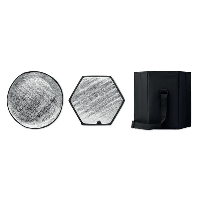 Klappbarer Hocker/Tisch - SEAT & DRINK - Schwarz