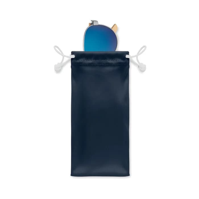 Sonnenbrille Bambus - HONIARA - Blau