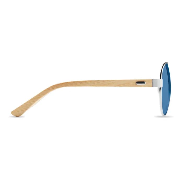 Sonnenbrille Bambus - HONIARA - Blau