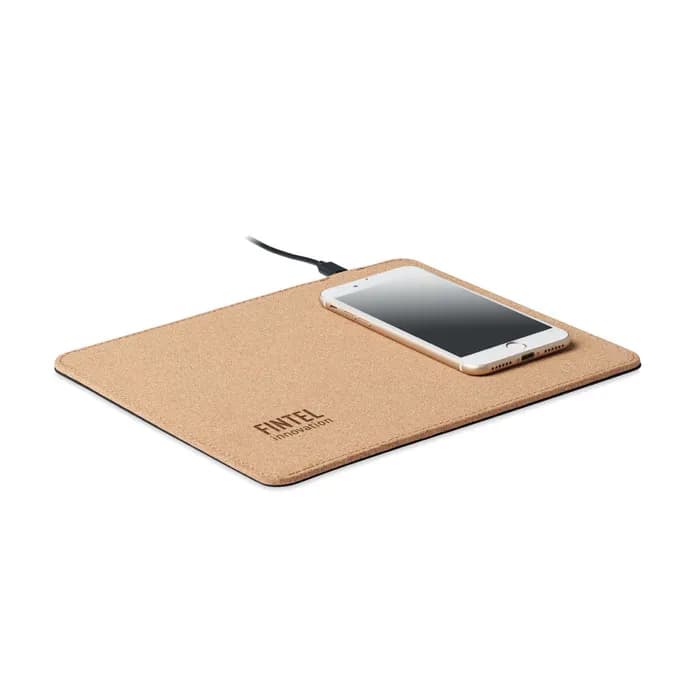 Mousepad mit Ladestation 15W - WIRELESS MATTY - Beige