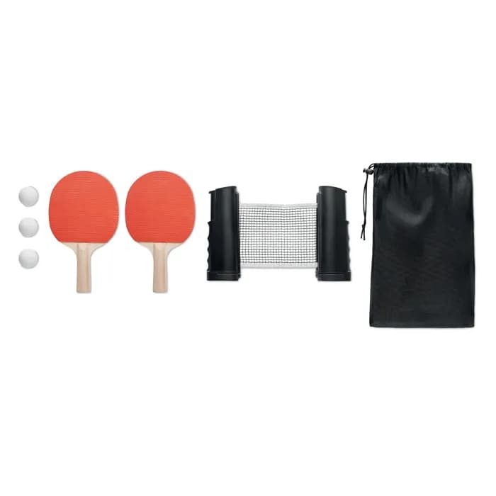 Tischtennis-Set - PING PONG - Schwarz