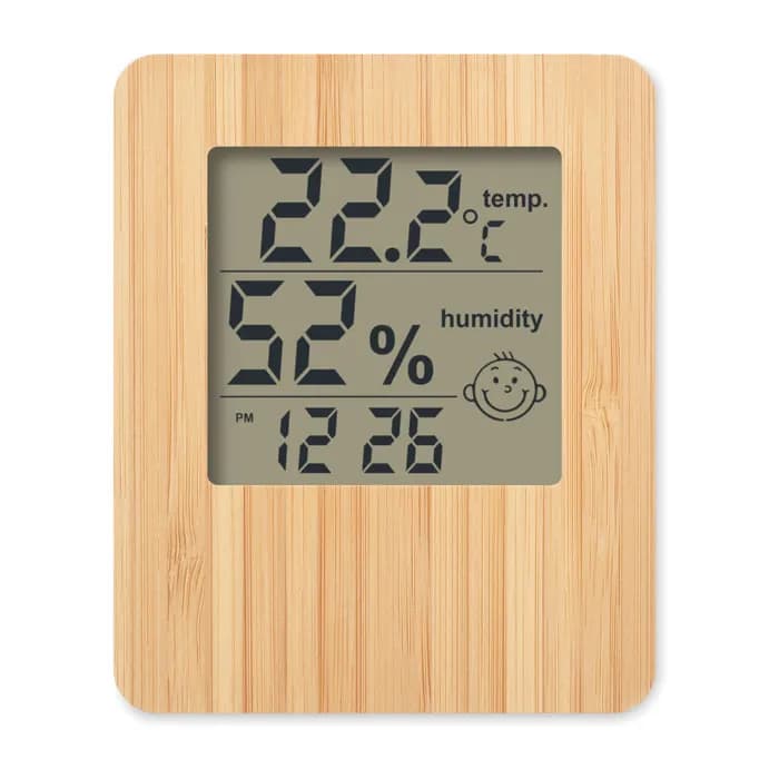Wetterstation Bambus - SUNCITY - Holz