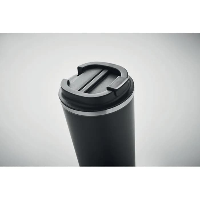 Doppelwandiger Becher 510 ml - BRACE + - Schwarz