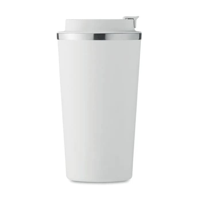 Doppelwandiger Becher 510 ml - BRACE + - Weiß