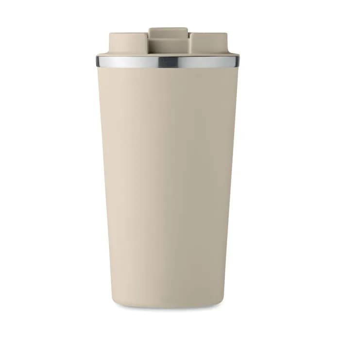 Doppelwandiger Becher 510 ml - BRACE + - Beige