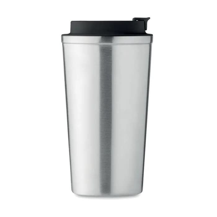 Doppelwandiger Becher 510 ml - BRACE + - Mattsilber