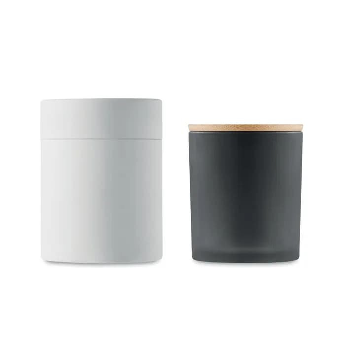 Kerze im Glas 200 g - KEOPS MEDIUM - Schwarz