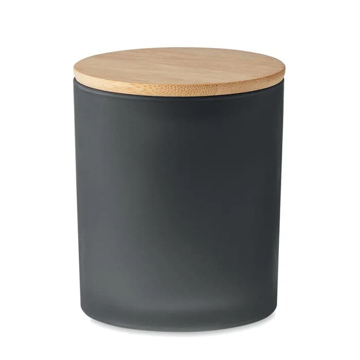 Kerze im Glas 280 g - KEOPS LARGE - Schwarz