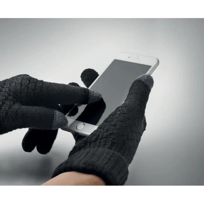 Touchscreen Handschuhe RPET - TAKAI - Schwarz
