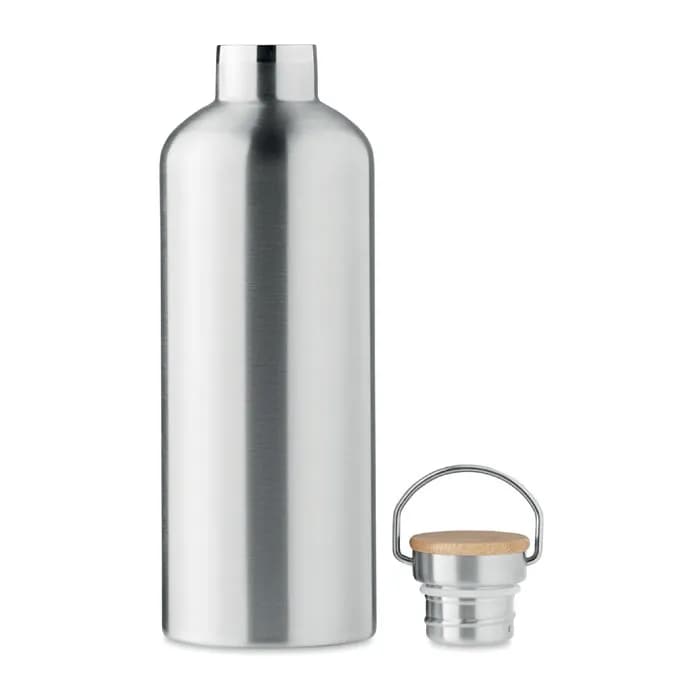 Isolierflasche 1,5L - HELSINKI EXTRA - Mattsilber