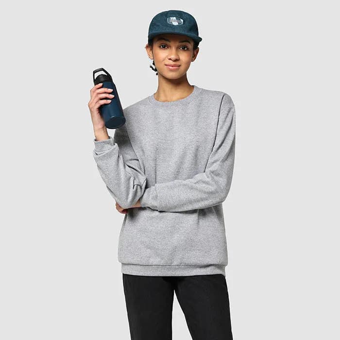 Trinkflasche Edelstahl 500 ml - ATHENA - Marineblau