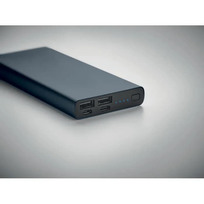 Powerbank 10000 mAh - POWERFLAT 10C - Marineblau