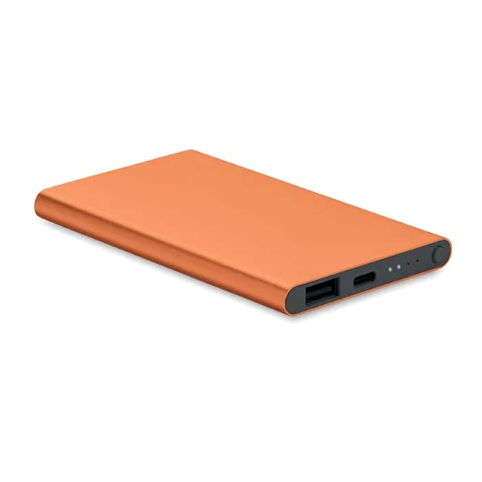 4000mAh Powerbank Typ C - POWERFLAT C - Orange