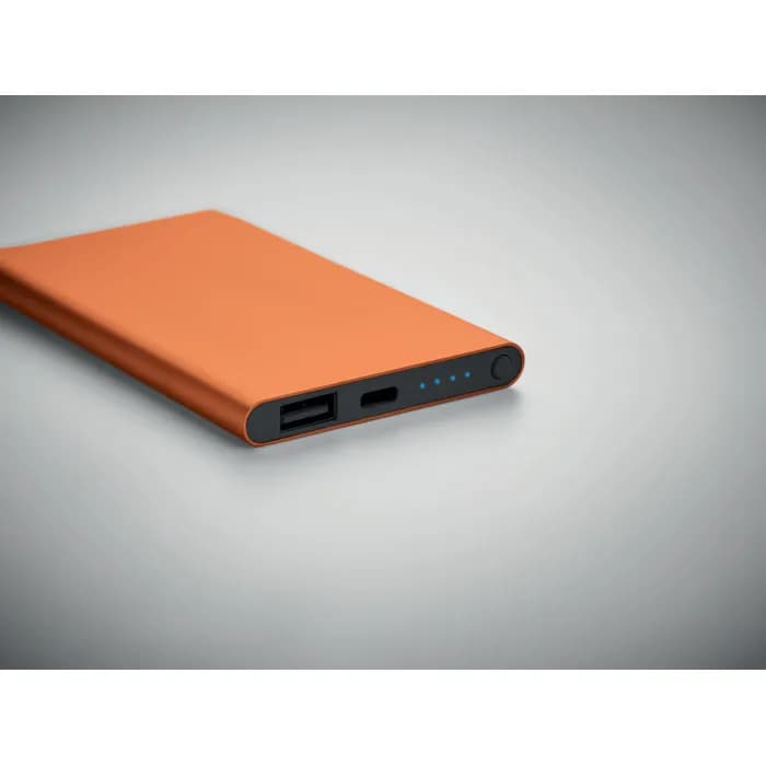 4000mAh Powerbank Typ C - POWERFLAT C - Orange
