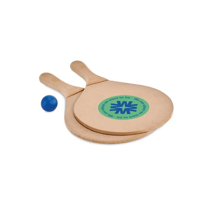 Beachball Spiel - RAQUET - Holz