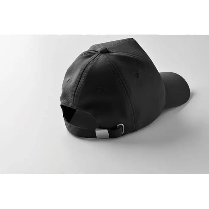 RPET CAP 5 PANELS 210G/M² - SENGA - Schwarz