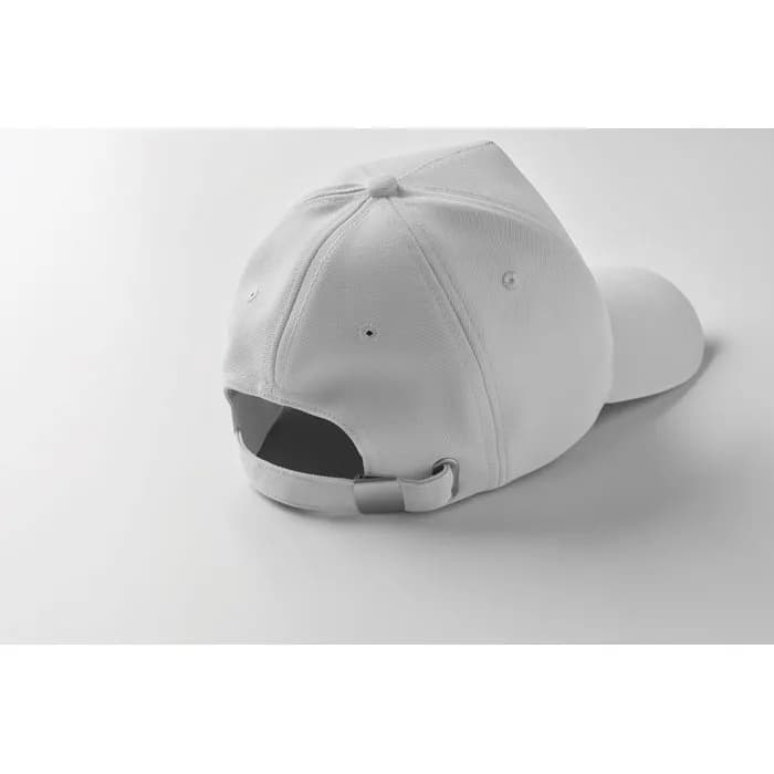 RPET CAP 5 PANELS 210G/M² - SENGA - Weiß