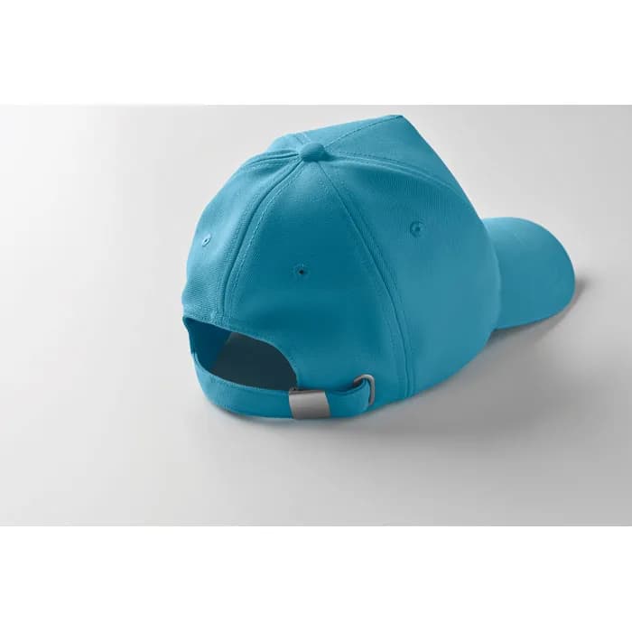 RPET CAP 5 PANELS 210G/M² - SENGA - Türkis