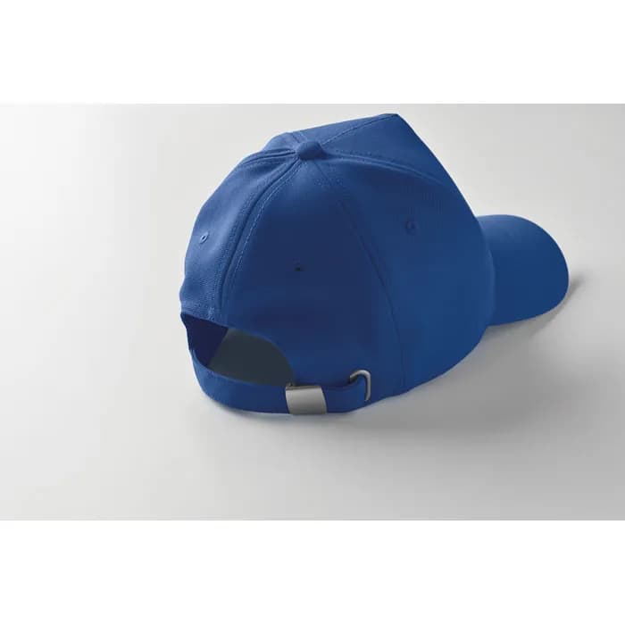 RPET CAP 5 PANELS 210G/M² - SENGA - Königsblau