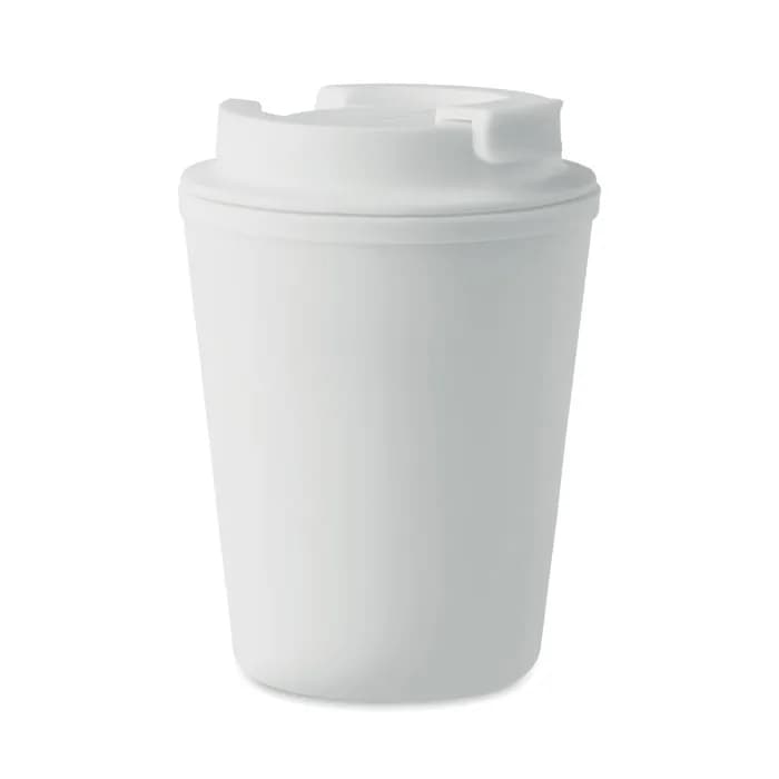 Becher PP 300 ml - TRIDUS - Weiß