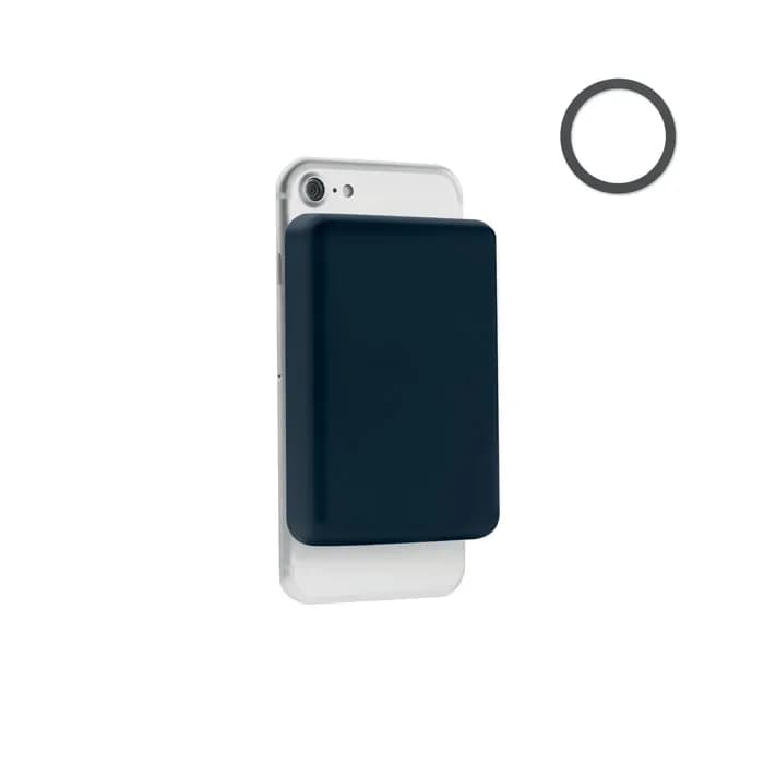 Powerbank mit Ladestation 15W - DOUBLETIC - Marineblau