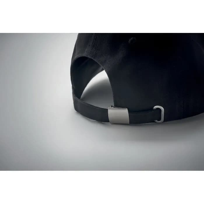 BASEBALL CAP 5 PANELS 260G/M² - LONG BEACH SINGA - Schwarz