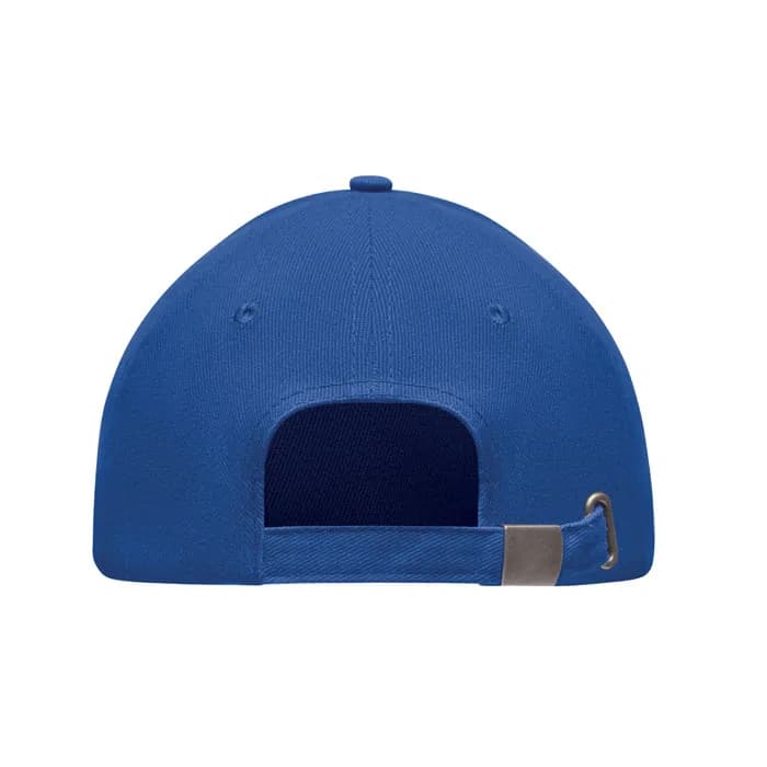 BASEBALL CAP 5 PANELS 260G/M² - LONG BEACH SINGA - Königsblau