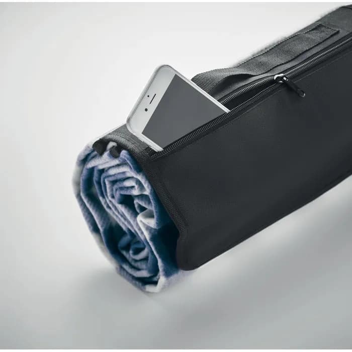 Picknick Decke RPET-Fleece - CALY - Blau