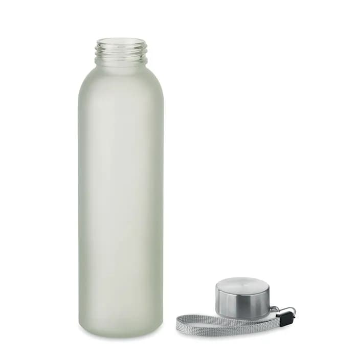 Glasflasche 500ml - OLMA - Transparent Weiß