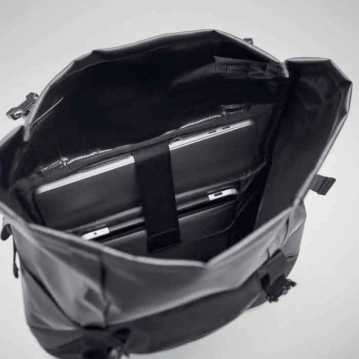 Rolltop-Rucksack 50C-Plane - JAYA BAG - Schwarz