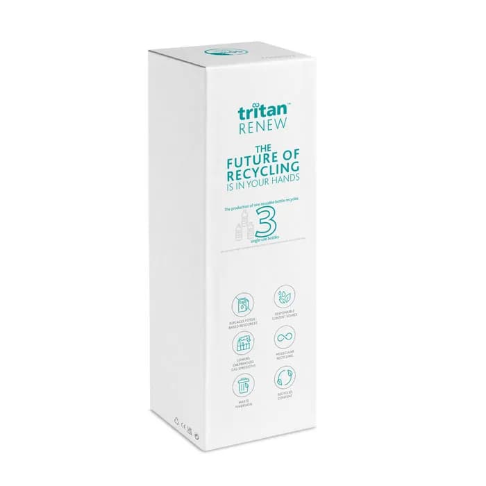 Tritan Renew™-Flasche 800 ml - SOUND - Transparent Grau