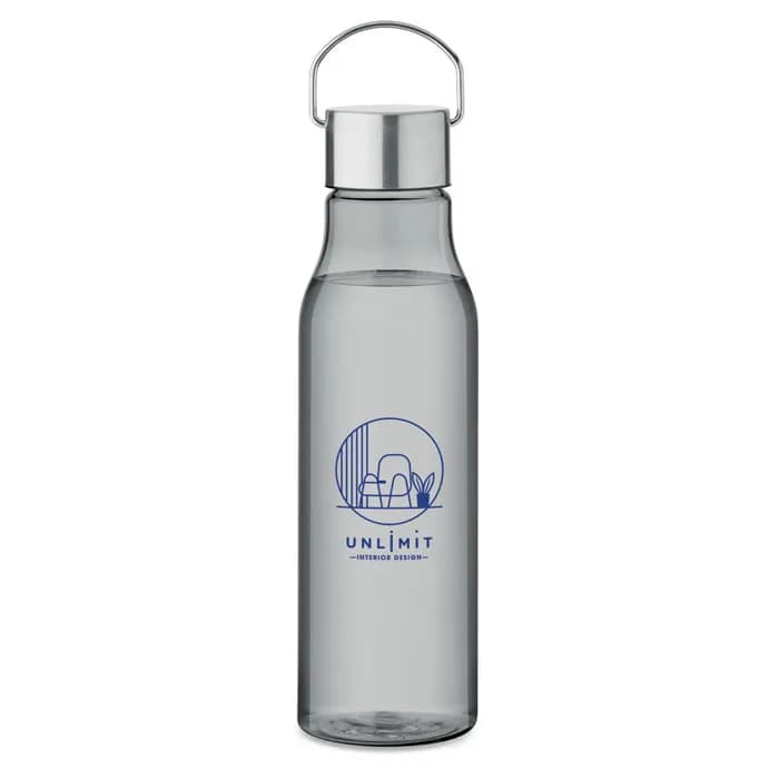 Trinkflasche RPET 600 ml - VERNAL - Transparent Grau