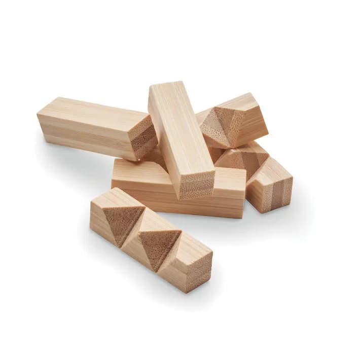 Holzpuzzle/Gehirnjogging Bambus - CUBENATS - Holz