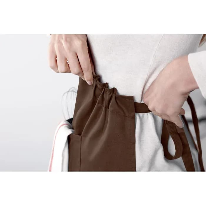 Küchenschürze - FITTED KITAB GRANADA - Schokolade