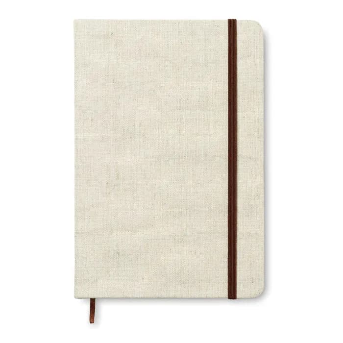 DIN A5 Notizbuch mit Canvas - CANVAS - Beige