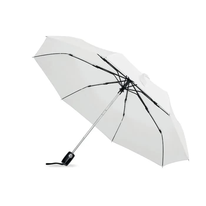 Windbeständiger Regenschirm 21” - GENTLEMEN - Weiß