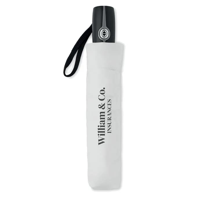 Windbeständiger Regenschirm 21” - GENTLEMEN - Weiß