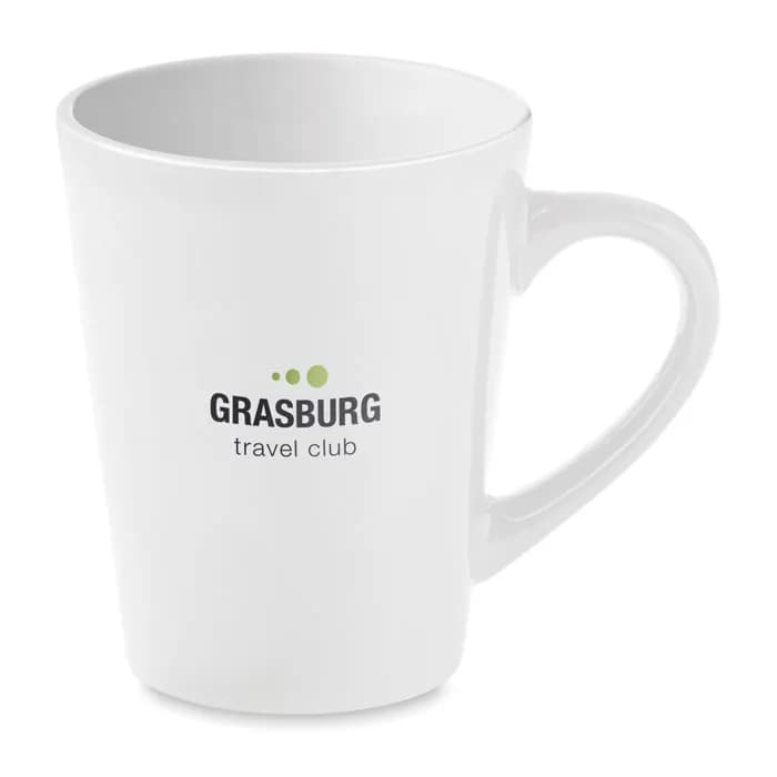 Keramik Kaffeebecher 180ml - TAZA - Weiß