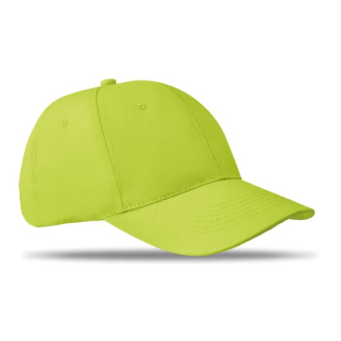 BASEBALL CAP 6 PANELS 160G/M² - BASIE APOLLO - Limette