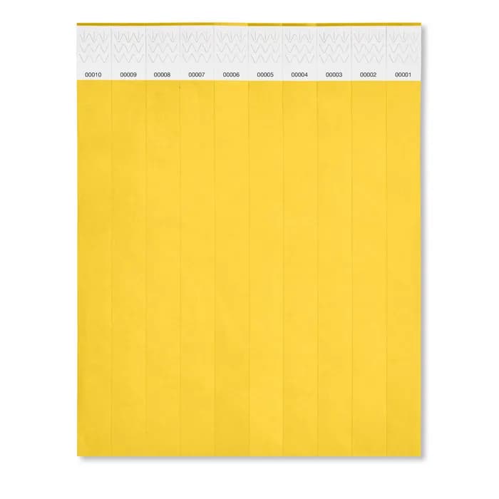 Tyvek® Event Armband - TYVEK - Gelb