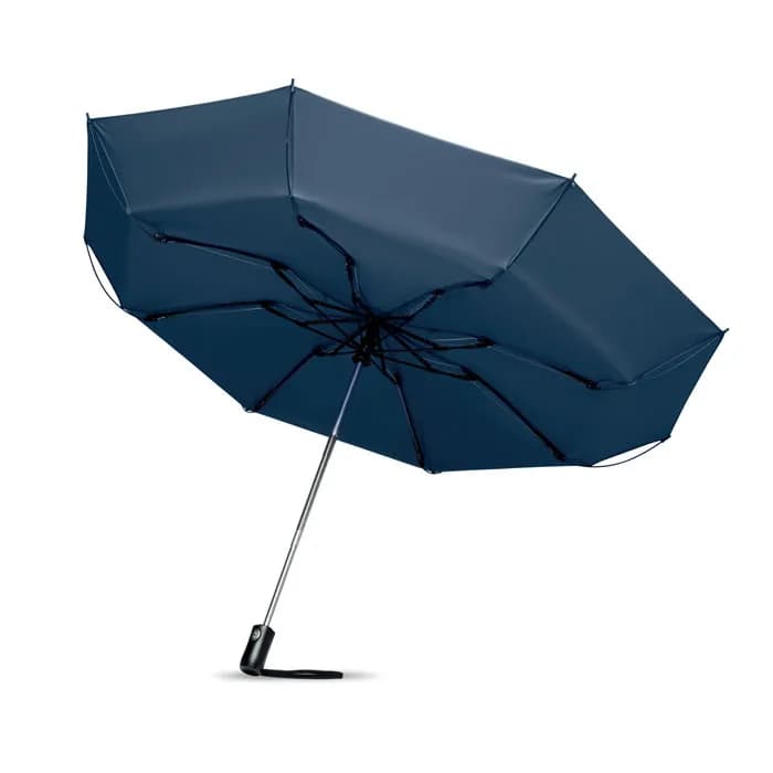 Reversibler Regenschirm - DUNDEE FOLDABLE - Blau