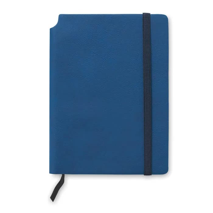 Notizbuch mit PU Cover - SOFTNOTE - Blau