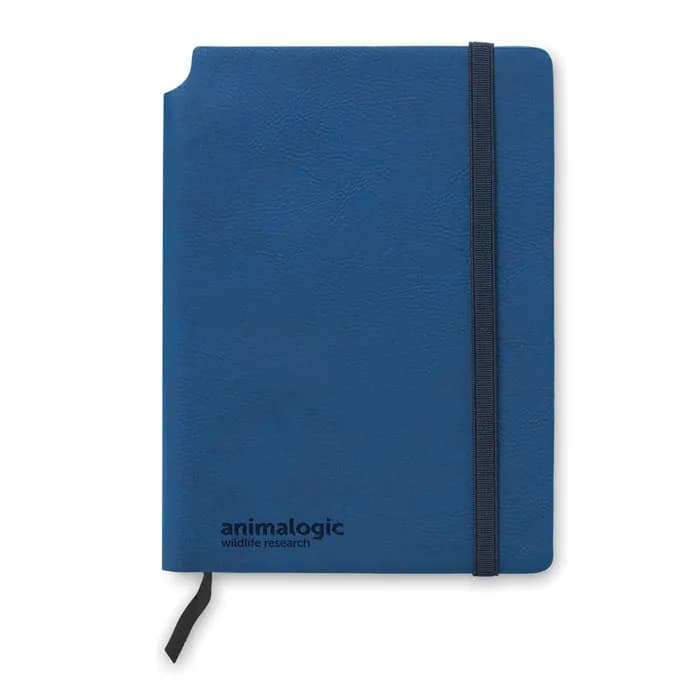 Notizbuch mit PU Cover - SOFTNOTE - Blau