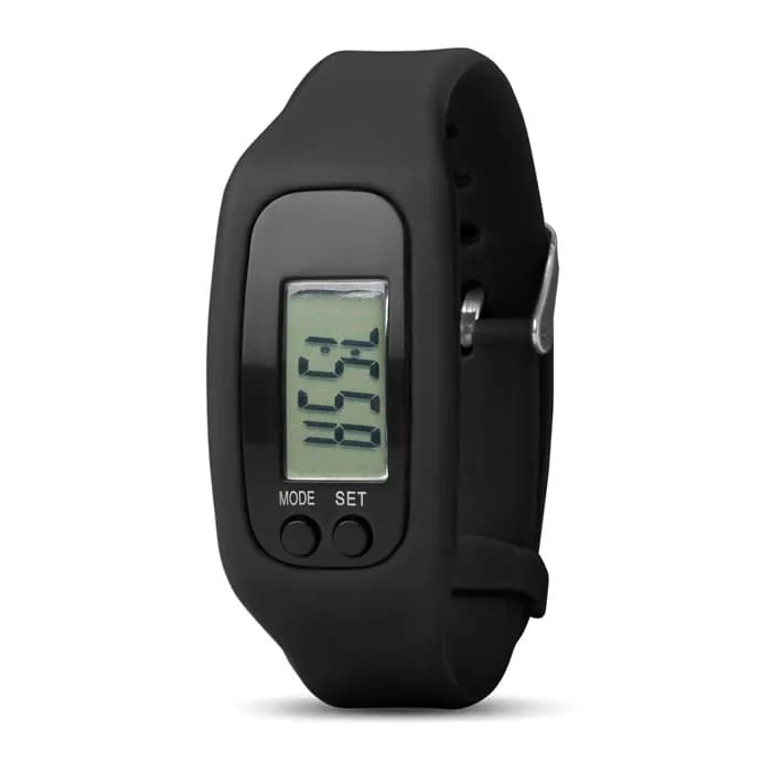 Pedometer Armband - BRATARA - Schwarz