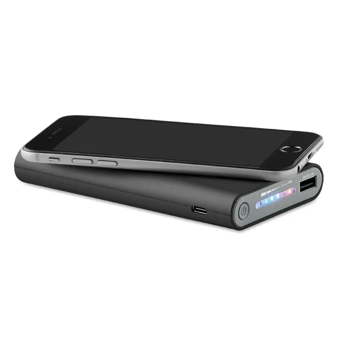 Wireless Powerbank Typ C - VIGOR - Schwarz