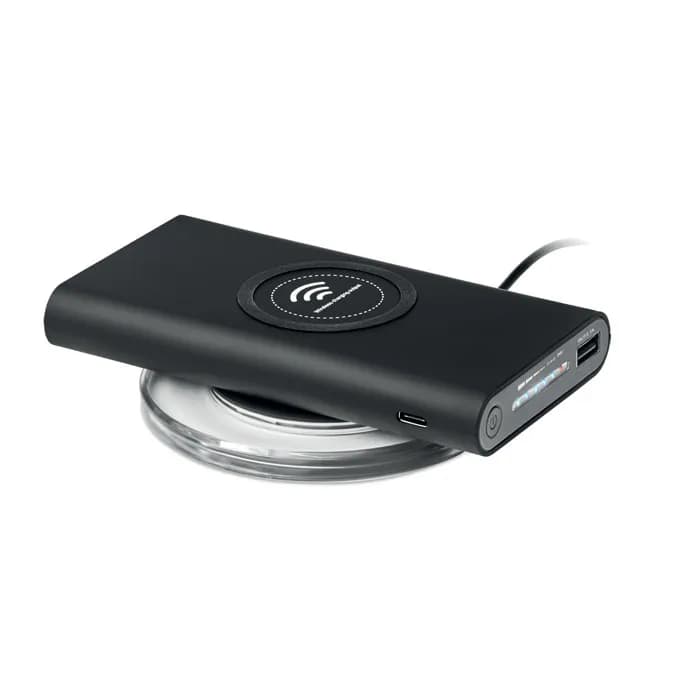 Wireless Powerbank Typ C - VIGOR - Schwarz