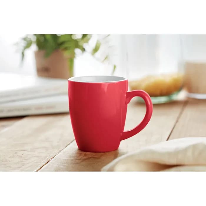 Farbiger Kaffeebecher 290 ml - COLOUR TRENT - Rot
