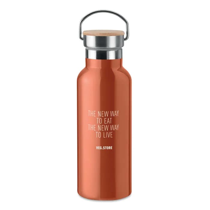 Isolierflasche 500ml - HELSINKI - Orange