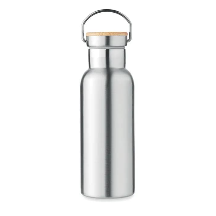 Isolierflasche 500ml - HELSINKI - Mattsilber